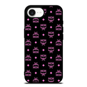 MCM WORLD LOGO BLACK PINK ICON iPhone 16e Case Cover MCM WORLD LOGO BLACK PINK ICON iPhone 16e Case Cover