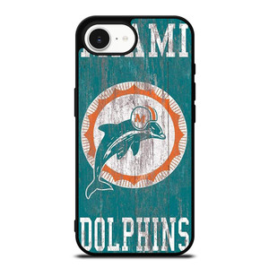 MIAMI DOLPHINS WOODEN LOGO iPhone 16e Case Cover