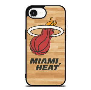 MIAMI HEAT LOGO WOODEN iPhone 16e Case Cover