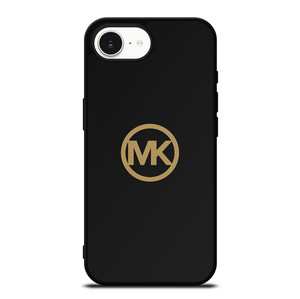 MICHAEL KORS MK LOGO BLACK GOLD iPhone 16e Case Cover MICHAEL KORS MK LOGO BLACK GOLD iPhone 16e Case Cover