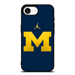 MICHIGAN WOLVERINES AIR JORDAN LOGO FOOTBALL iPhone 16e Case Cover MICHIGAN WOLVERINES AIR JORDAN LOGO FOOTBALL iPhone 16e Case Cover