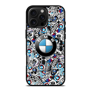 NEW BMW STICKER BOMB iPhone 16 Pro Max Case Cover