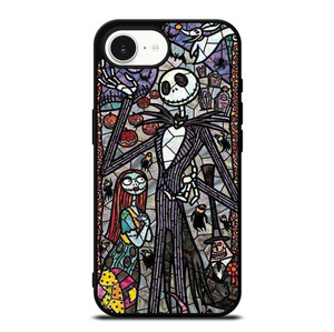 NIGHTMARE BEFORE CHRISTMAS ART GLASS iPhone 16e Case Cover NIGHTMARE BEFORE CHRISTMAS ART GLASS iPhone 16e Case Cover