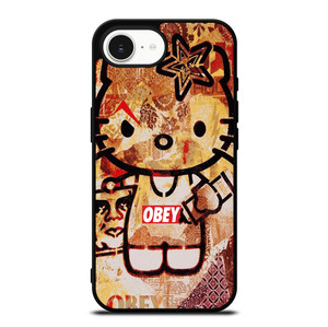 OBEY HELLO KITTY iPhone 16e Case Cover OBEY HELLO KITTY iPhone 16e Case Cover