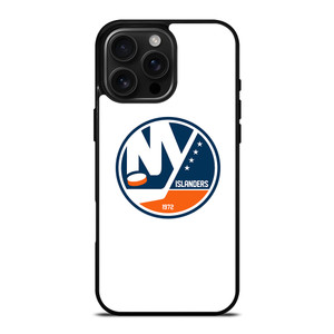 NEW YORK ISLANDER LOGO WHITE iPhone 16 Pro Max Case Cover NEW YORK ISLANDER LOGO WHITE iPhone 16 Pro Max Case Cover