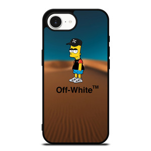OFF WHITE BART SIMPSONS iPhone 16e Case Cover OFF WHITE BART SIMPSONS iPhone 16e Case Cover
