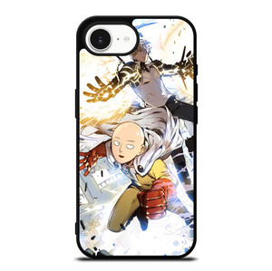 ONE PUNCH MAN SAITAMA AND GENOS iPhone 16e Case Cover ONE PUNCH MAN SAITAMA AND GENOS iPhone 16e Case Cover