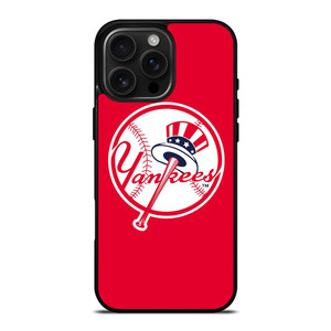 NEW YORK YANKEES BASEBALL CLUB LOGO RED iPhone 16 Pro Max Case Cover NEW YORK YANKEES BASEBALL CLUB LOGO RED iPhone 16 Pro Max Case Cover