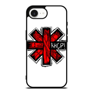 RED HOT CHILI PEPPERS LOGO WHITE iPhone 16e Case Cover RED HOT CHILI PEPPERS LOGO WHITE iPhone 16e Case Cover