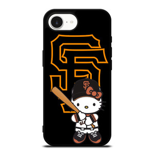 SAN FRANCISCO GIANTS HELLO KITTY iPhone 16e Case Cover SAN FRANCISCO GIANTS HELLO KITTY iPhone 16e Case Cover
