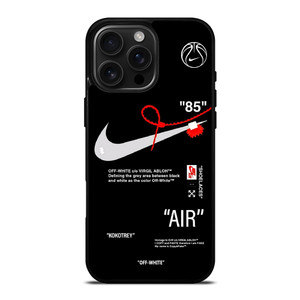 NIKE AIR JORDAN OFF WHITE BLACK KOKOTREY iPhone 16 Pro Max Case Cover NIKE AIR JORDAN OFF WHITE BLACK KOKOTREY iPhone 16 Pro Max Case Cover