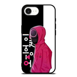 SQUID GAME GUARD CARTOON iPhone 16e Case Cover SQUID GAME GUARD CARTOON iPhone 16e Case Cover