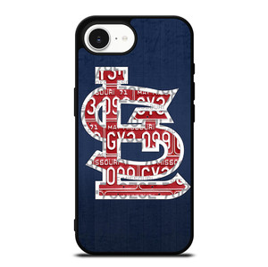 ST. LOUIS CARDINALS BASEBALL WOODEN LOGO iPhone 16e Case Cover ST. LOUIS CARDINALS BASEBALL WOODEN LOGO iPhone 16e Case Cover