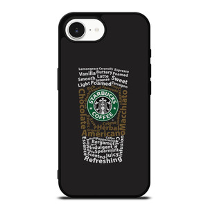 STARBUCKS COFFEE ART TYPOGRAPHY iPhone 16e Case Cover STARBUCKS COFFEE ART TYPOGRAPHY iPhone 16e Case Cover