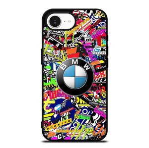 STICKER BOMB BMW LOGO iPhone 16e Case Cover STICKER BOMB BMW LOGO iPhone 16e Case Cover