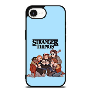 STRANGER THINGS CARTOON CHARACTERS iPhone 16e Case Cover STRANGER THINGS CARTOON CHARACTERS iPhone 16e Case Cover