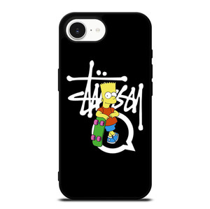 STUSSY BART SIMSON iPhone 16e Case Cover STUSSY BART SIMSON iPhone 16e Case Cover