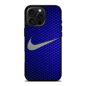 NIKE LOGOMETAL BLUE iPhone 16 Pro Max Case Cover NIKE LOGOMETAL BLUE iPhone 16 Pro Max Case Cover