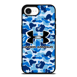 UNDER ARMOUR BLUE CAMO BAPE iPhone 16e Case Cover UNDER ARMOUR BLUE CAMO BAPE iPhone 16e Case Cover