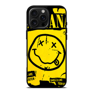 NIRVANA ROCK BAND SMILEY iPhone 16 Pro Max Case Cover NIRVANA ROCK BAND SMILEY iPhone 16 Pro Max Case Cover