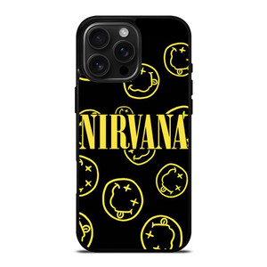 NIRVANA SMILEY COLLAGE iPhone 16 Pro Max Case Cover NIRVANA SMILEY COLLAGE iPhone 16 Pro Max Case Cover