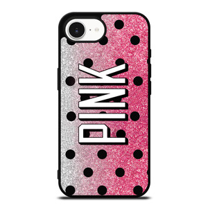 VICTORIA'S SECRET PINK LOGO SPARKLE iPhone 16e Case Cover