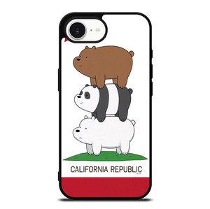 WE BARE BEARS CALIFORNIA REPUBLIC iPhone 16e Case Cover WE BARE BEARS CALIFORNIA REPUBLIC iPhone 16e Case Cover