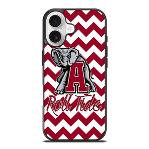 ALABAMA CRIMSON TIDE STRIP ROLL iPhone 17 Case Cover