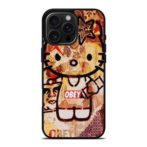 OBEY HELLO KITTY iPhone 16 Pro Max Case Cover OBEY HELLO KITTY iPhone 16 Pro Max Case Cover