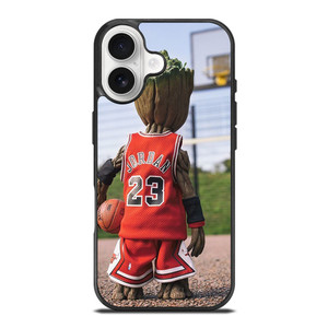 BABY GROOT MICHAEL JORDAN CHICAGO BULL iPhone 17 Case Cover BABY GROOT MICHAEL JORDAN CHICAGO BULL iPhone 17 Case Cover