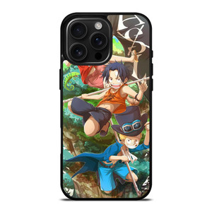 ONE PIECE LUFFY SABO ACE KID iPhone 16 Pro Max Case Cover ONE PIECE LUFFY SABO ACE KID iPhone 16 Pro Max Case Cover