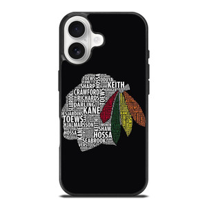 CHICAGO BLACKHAWKS NAMES iPhone 17 Case Cover