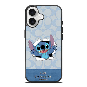 COACH NEW YORK LOGO DISNEY STITCH iPhone 17 Case Cover