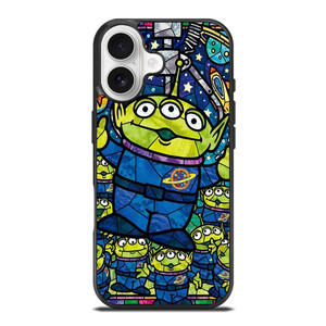 DISNEY TOY STORY ALIEN ART GLASS iPhone 17 Case Cover