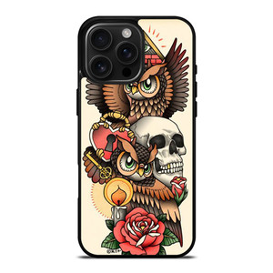 OWL STEAMPUNK ILLUMINATI TATTOO iPhone 16 Pro Max Case Cover OWL STEAMPUNK ILLUMINATI TATTOO iPhone 16 Pro Max Case Cover