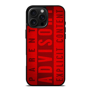 PARENTAL ADVISORY EXPLICIT CONTENT CARBON iPhone 16 Pro Max Case Cover PARENTAL ADVISORY EXPLICIT CONTENT CARBON iPhone 16 Pro Max Case Cover