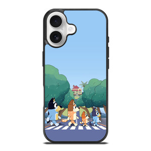 HEELERS FAMILY BLUEY CARTOON ABBEY ROAD iPhone 17 Case Cover