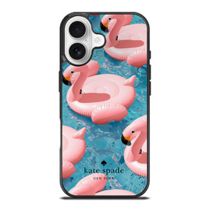 KATE SPADE NEW YORK LOGO BUOY FLAMENGO ICON iPhone 17 Case Cover KATE SPADE NEW YORK LOGO BUOY FLAMENGO ICON iPhone 17 Case Cover