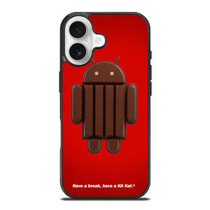 KIT KAT CHOCOLATE ANDROID ICON iPhone 17 Case Cover KIT KAT CHOCOLATE ANDROID ICON iPhone 17 Case Cover