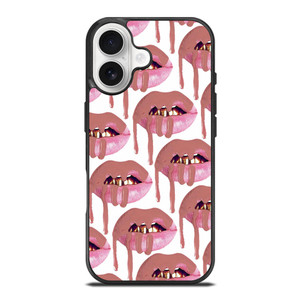 KYLIE JENNER LIPS LOGO COLLAGE iPhone 17 Case Cover KYLIE JENNER LIPS LOGO COLLAGE iPhone 17 Case Cover