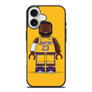 LEBRON JAMES LA LAKERS NBA LEGO BASKETBALL iPhone 17 Case Cover LEBRON JAMES LA LAKERS NBA LEGO BASKETBALL iPhone 17 Case Cover