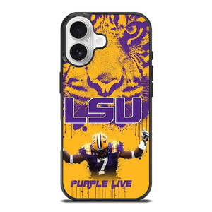 LSU TIGERS LOUISIANA STATE UNIVERSITY PURPLE LIVE iPhone 17 Case Cover LSU TIGERS LOUISIANA STATE UNIVERSITY PURPLE LIVE iPhone 17 Case Cover