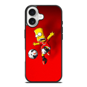 MANCHESTER UNITED BART SIMPSON iPhone 17 Case Cover