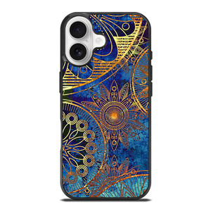MANDELA BLUE GOLD PATTREN iPhone 17 Case Cover MANDELA BLUE GOLD PATTREN iPhone 17 Case Cover
