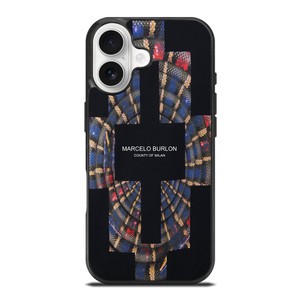 MARCELO BURLON COUNTY OF MILAN LOGO iPhone 17 Case Cover MARCELO BURLON COUNTY OF MILAN LOGO iPhone 17 Case Cover