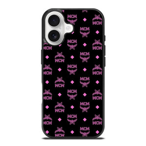 MCM WORLD LOGO BLACK PINK ICON iPhone 17 Case Cover