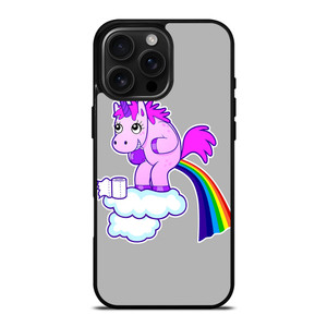 POOPING RAINBOW UNICORN iPhone 16 Pro Max Case Cover POOPING RAINBOW UNICORN iPhone 16 Pro Max Case Cover