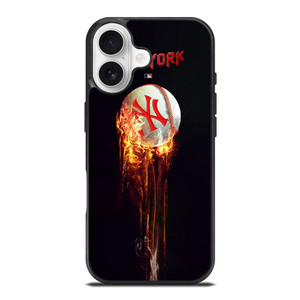 NEW YORK YANKEES FIRE BALL iPhone 17 Case Cover