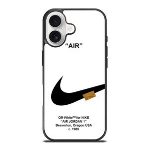 NIKE AIR JORDAN 1 OFF WHITE iPhone 17 Case Cover