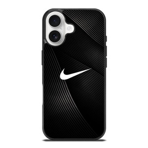 NIKE LOGO BLACK ABSTRACT LINE iPhone 17 Case Cover NIKE LOGO BLACK ABSTRACT LINE iPhone 17 Case Cover